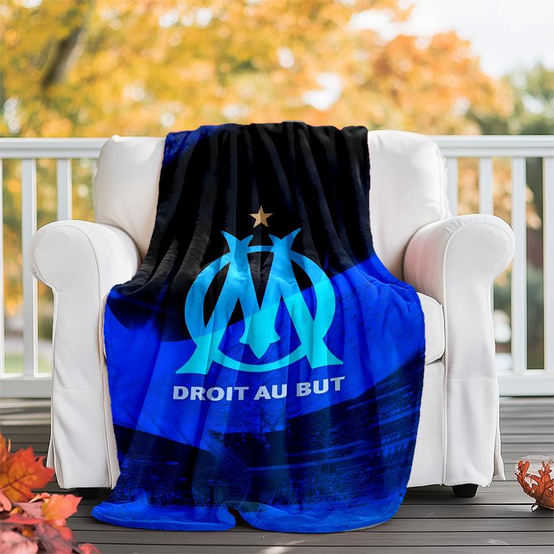 1pc Marseille Theme Blanket - Digital Print, Polyester, Cozy for All Seasons, Perfect for Outdoor, and Travel