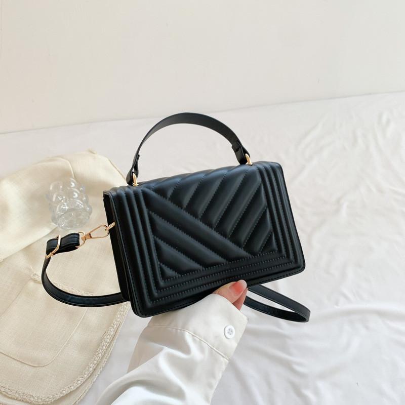 Stylish Korean Trendy Pu Leather Crossbody Bag With Magnetic Closure For Women
