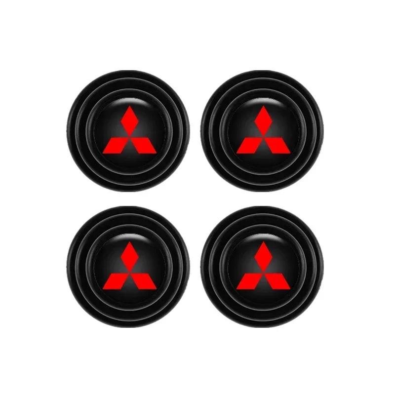 zjdf10 Luminous Car Door Shock Absorber Stickers for Mitsubishi Lancer Ex Mirage OTO ASX L300 Montero EVO Pajero Galant Accessories