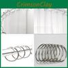 Современные Металлические Минималистичные Кольца-Крючки для Шторки для Душа с Открытыми Концами Аксессуар Декор