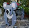 Independent Station Cross-border Garden Art Craft Ornaments: Dog & Cat Flower Pot and Planter