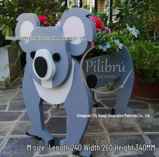 Independent Station Cross-border Garden Art Craft Ornaments: Dog & Cat Flower Pot and Planter