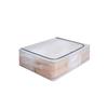 Transparent Mesh Clothes Organizer with Lid Large Capacity Moisture Proof Clothing Storage Box for