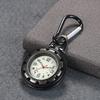 Lancardo Nurse Watch Pocket Watch Analog Luminous Carabiner Silver 1 Men's Women's