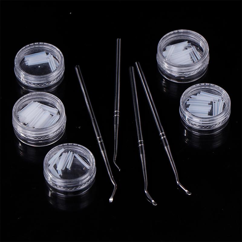 Крючок для ухода за вросшими ногтями, двухсторонний, для коррекции вросших пальцев ног, пилка для маникюра и педикюра, инструмент для ухода за чистыми ногтями ног