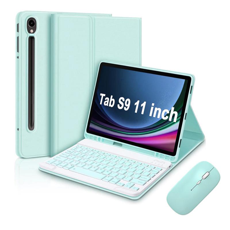 Чехол для планшета Samsung A9 Plus со съемной Bluetooth-клавиатурой и мышью S9 FE - защитный чехол A78