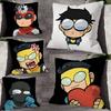 Чехол на подушку I-InvincibleS Chibis для квадратной подушки-думки 30см 40см 45см 50см 55см