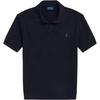 Polo Ribbed Knit Cotton Turtleneck Polo Shirt Men Tops 710979100-001