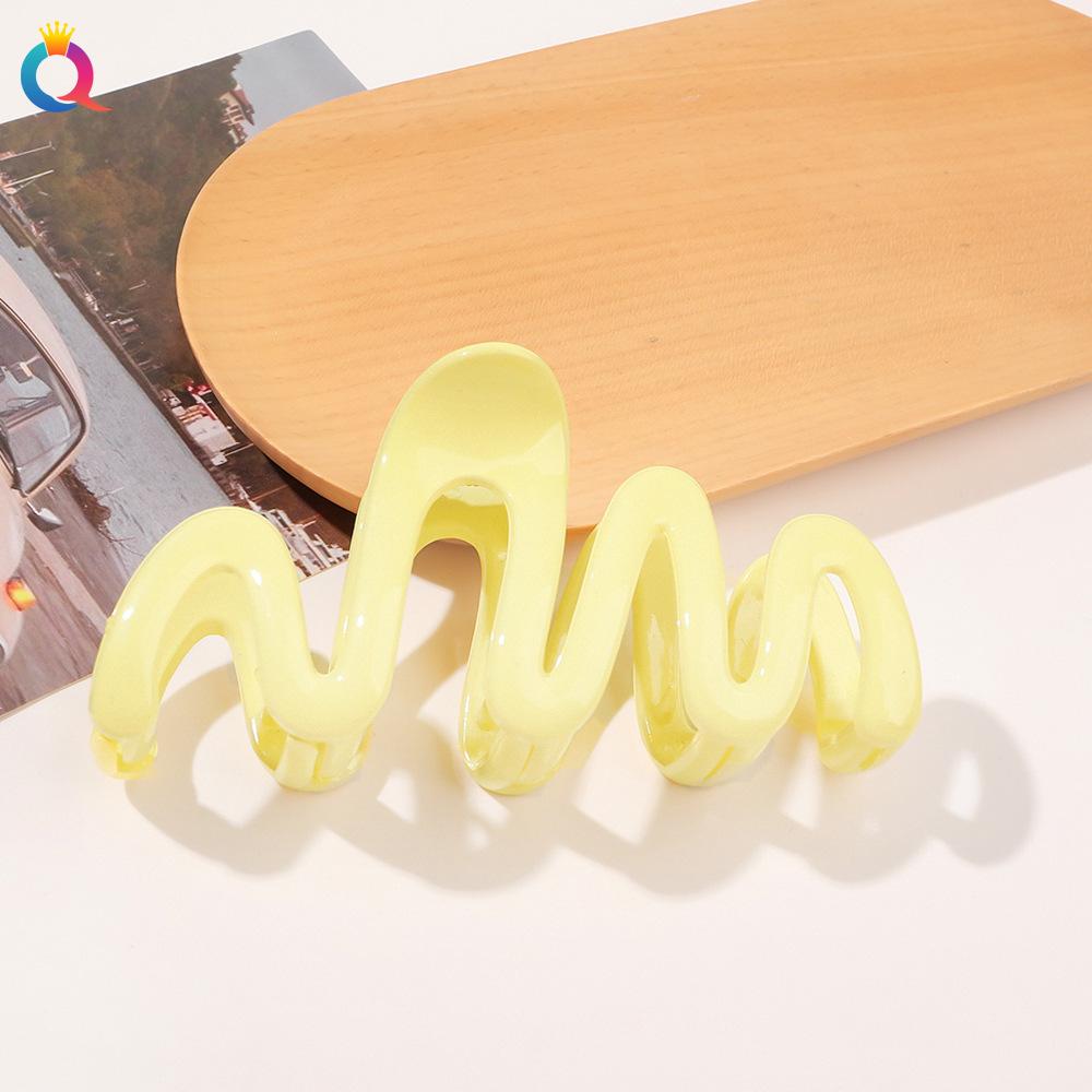 Цветная заколка для волос с волнистым кончиком Заколка для волос Заколка для волос Updo Заколка-акула Аксессуары для волос