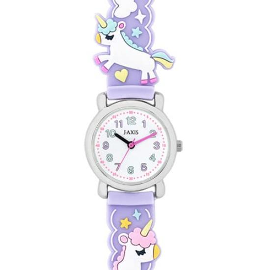 Sunflame J-Axis 3D Watch, Unicorn TCL75, Women's, Purple