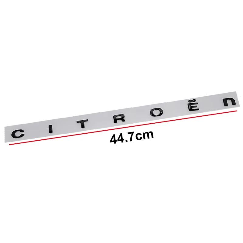 Rear Trunk Badge Letter Car Sticker for Citroen Xsara C3 Picasso Elysee Berlingo XR C4 Sega Aircross C5 Logo Emblem Accessories