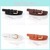 Womens Slim Belt Versatile Dress Pants Accessory Minimalist Korean Summer