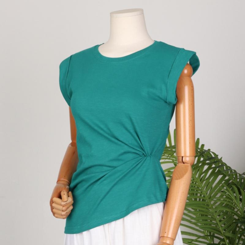 Shop Men Slub Double Sleeve Cotton Tank Top Charcoal Dai Wsh 0519