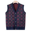 Middle-aged Elderly Autumn Vest Female Mother Autumn Clothes Inside Sweater Vest Grandma Outside Knitted Sweater Vest