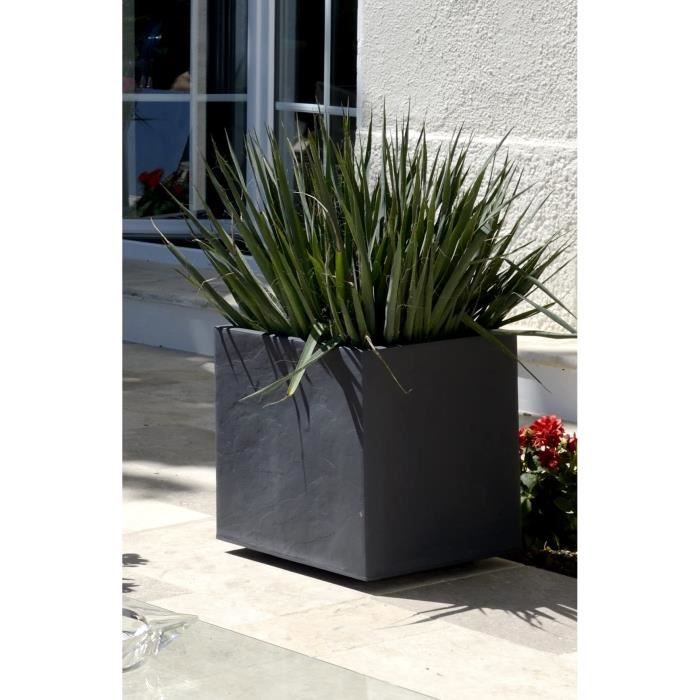 EDA Bac Carré Volcania 40 Cm - 31 L - Gris Anthracite