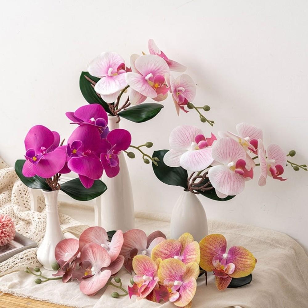 Cloth Simulation Phalaenopsis Vivid Fake Butterfly Orchid Artificial Moth Orchids Bedroom