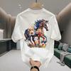 Unisexs Pure Cotton Summer TShirt Short Sleeve Casual Breathable Top In White Black Other Colors Machine Washable Loose Fit