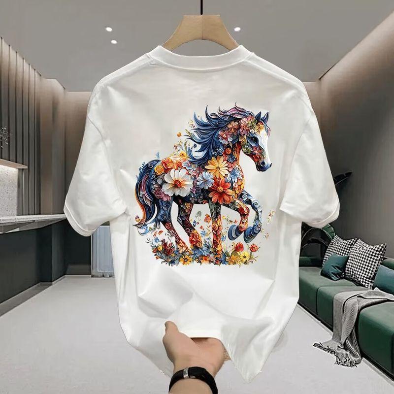 Unisexs Pure Cotton Summer TShirt Short Sleeve Casual Breathable Top In White Black Other Colors Machine Washable Loose Fit