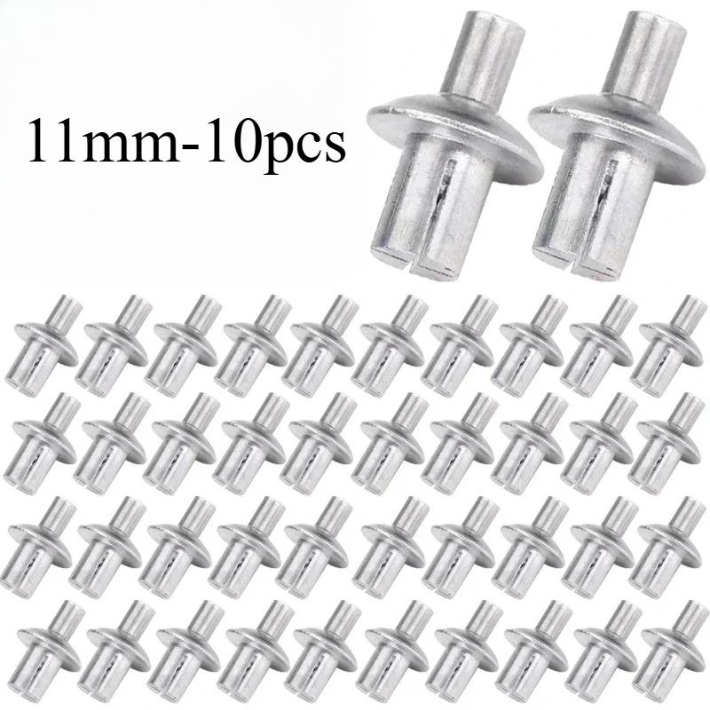 Creamily 50 шт./100 шт. Заклепки с алюминиевым сердечником, молотковая забивка, раскладные, с круглой головкой, вытяжные крепежные элементы, ударные заклепки, винты