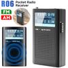 R06 Ретро FM Карманный Радиоприемник Портативное AM FM Радио Портативный Плеер Walkman Динамик Встроенная Антенна Двухдиапазонный Аудио Приемник Плеер