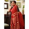 Stylish Casual Wear & Office Wear Saree for Women, Blouse (Need To Be Stitched As Per Size And Fit)