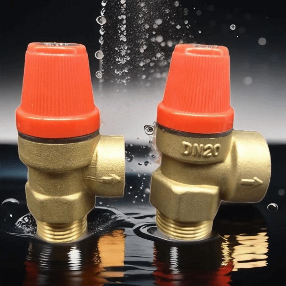 Efficient Pressure Control Drain Switch Color Gold Brass Safety Valve Industrial Use