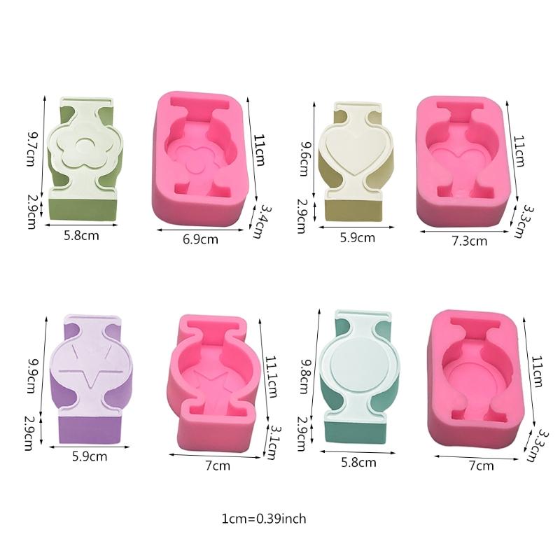 3D Цветок Сердце Силиконовые Формы Мыла Формы Украшения Торта Сахар Шоколад Помадка Формы DIY Инструменты Для Изготовления