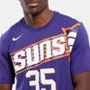 Nike Мужская футболка с коротким рукавом и круглым вырезом с принтом букв Kevin Durant Phoenix Suns, фиолетовая FD9807-573