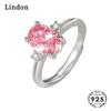 Классическое кольцо Lindon с цирконием, женские ювелирные изделия, свадебный подарок, вечеринка