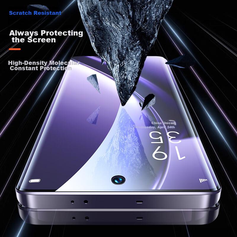 Full Screen Nano 2 Pieces Realme GT Neo6 Hydrogel Soft Film, GT Neo6SE Phone Screen Protector, High-Definition Non-Tempered Full Adhesive JM987