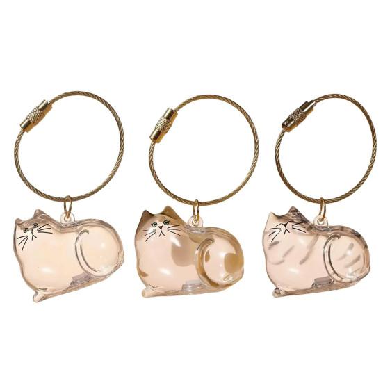 Бутылка для хранения кошачьей шерсти Прозрачная капсула для хранения шерсти питомца