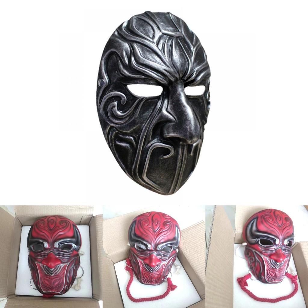 Потрясающая смоляная маска для лица на Хэллоуин с персонажами из Хуацзянху Булянжэнь
