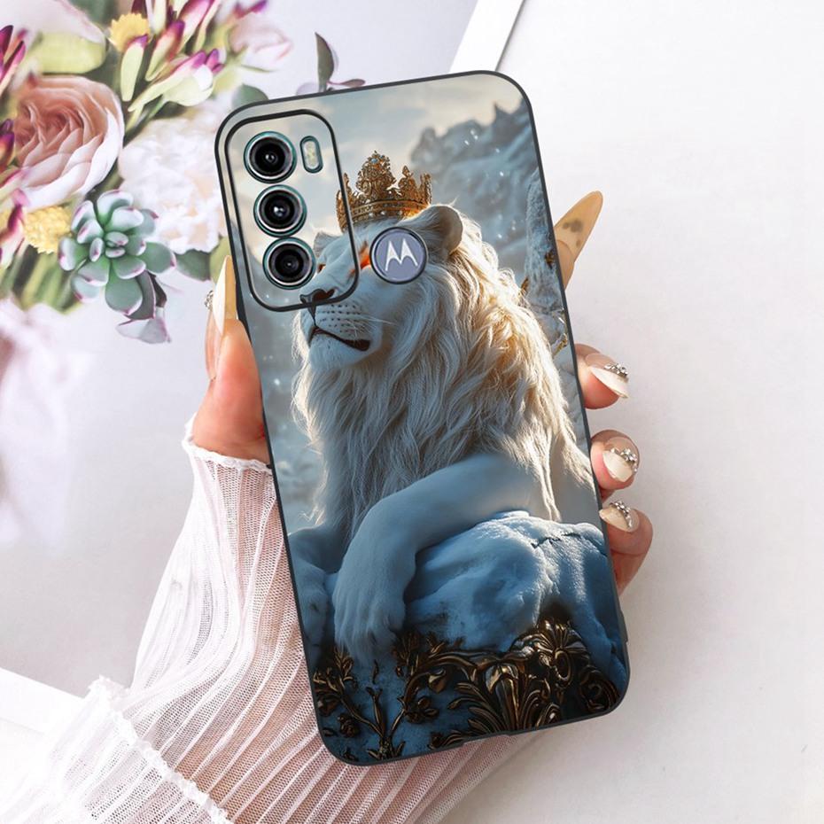 Fashion Cool Case For Motorola Moto G60 G40 Fusion Soft Black Silicone TPU Back Cover For MOTO G60 G40Fusion Phone Cases