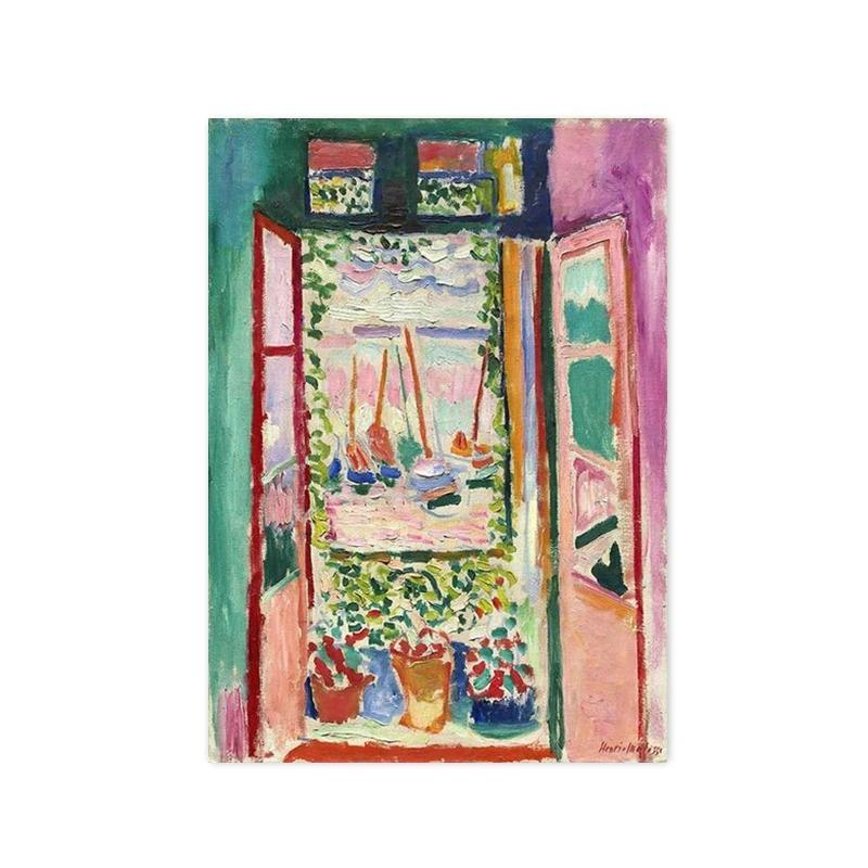 Матисс Ретро Плакаты И Принты Абстракционизм Пейзаж Холст Картина Настенное Искусство Для Гостиной Украшения Дома