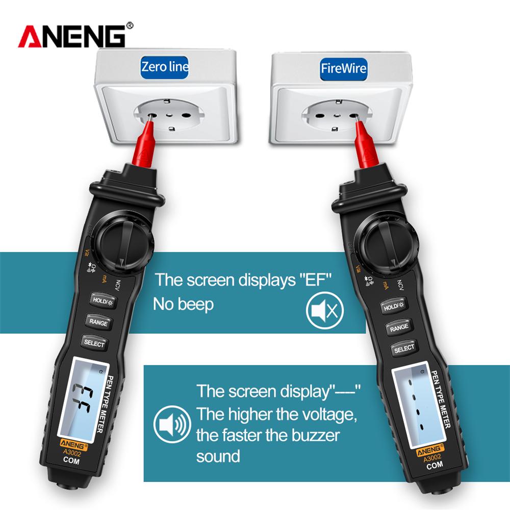 Smart Multifunctional Professional Tools ANENG A3002 Digital Multimeters AC/DC Voltage Measurement Electric Current Tester