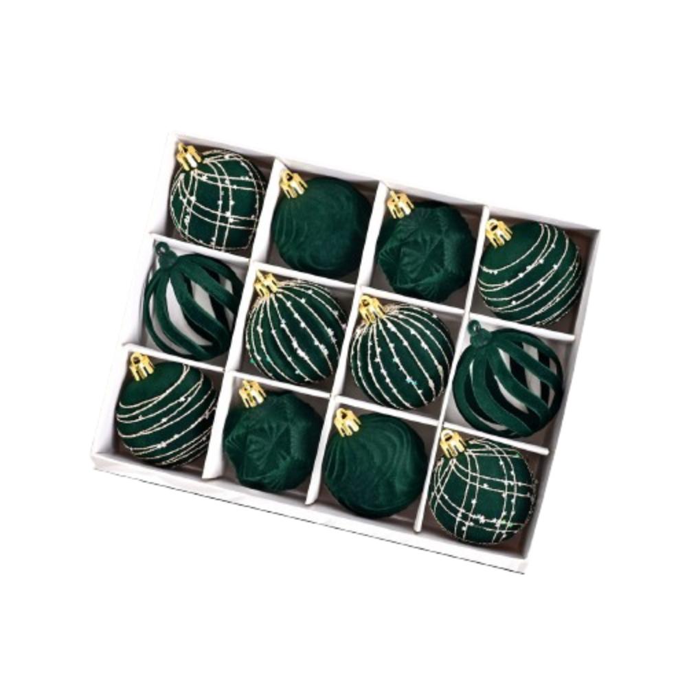 12 шт. 6 см Рождественский подвесной шар Ручная роспись Рождественские шары Украшения Праздник Свадьба