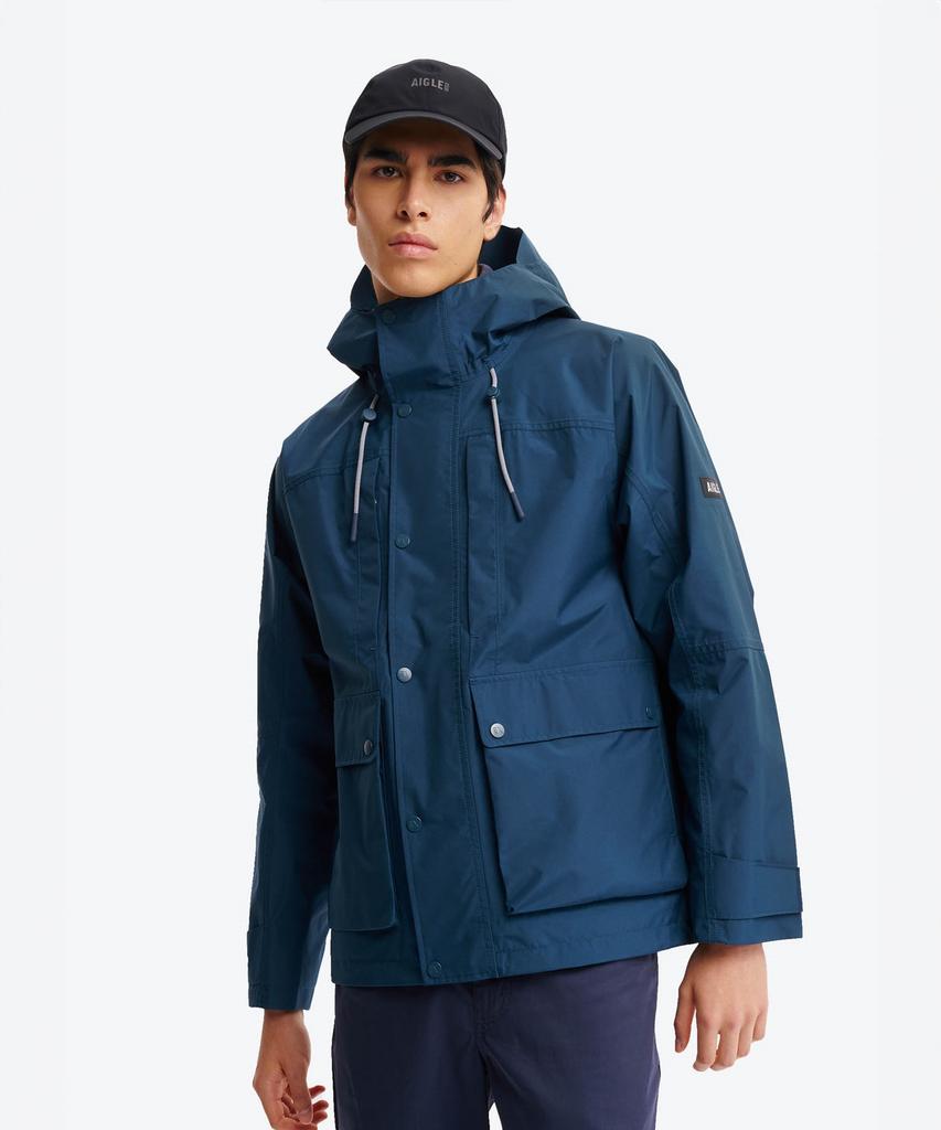 Aigle Men'S Gore-Tex Jacket 2L Aaw25Mout009Stbl