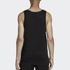Adidas Originals Trefoil Logo Print Crewneck Tank Top International Edition Men Tops Black DV1509