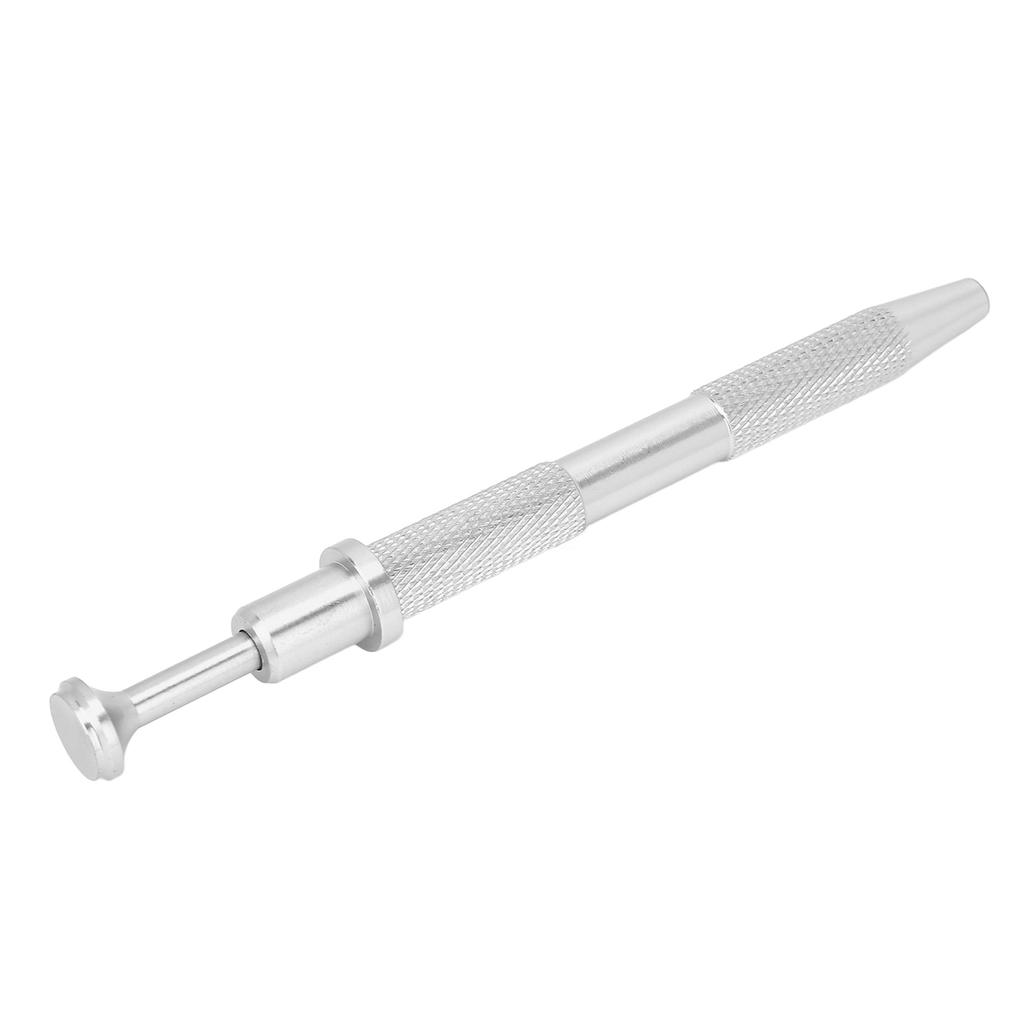 4 Claws Tweezers Small Volume Antirust Antiskid Jewelry Clip Retractable Alloy Prong HolderSilver