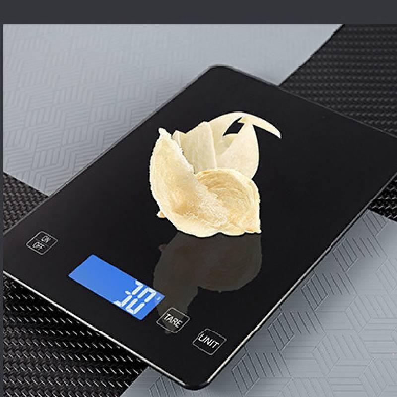 Современные стеклянные кухонные весы с USB и высокой точностью измерения для домашних нужд в выпечке и кулинарии