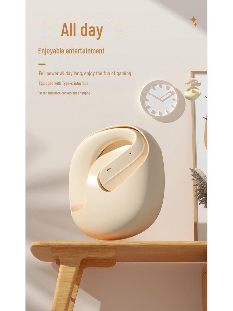 BY01 Маленький кокосовый шар H585 Беспроводные наушники с костной проводимостью Bluetooth для спорта с заушным креплением