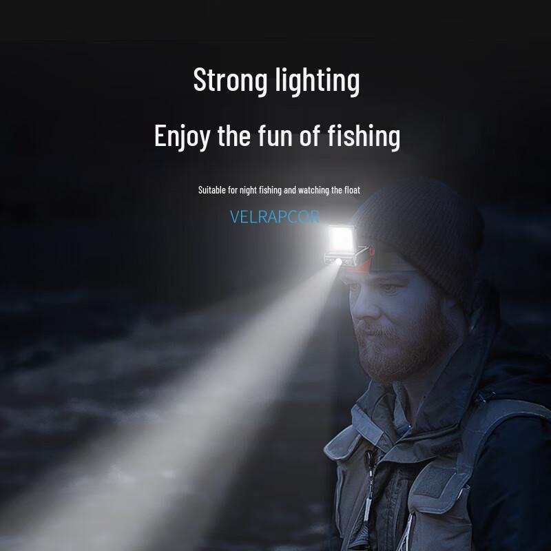 Smiling Shark USB Rechargeable Headlamp