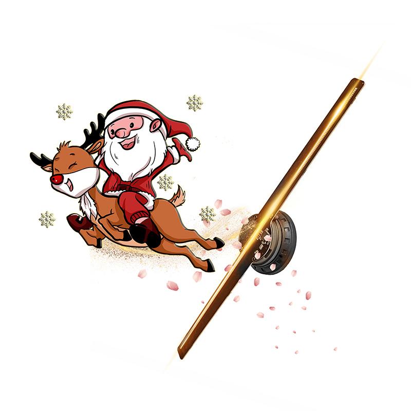 3D голографический вентилятор 43 см Wi-Fi 3D голографический проектор рекламный дисплей световой Hd голографический проектор для магазинов баров вечеринок Рождество