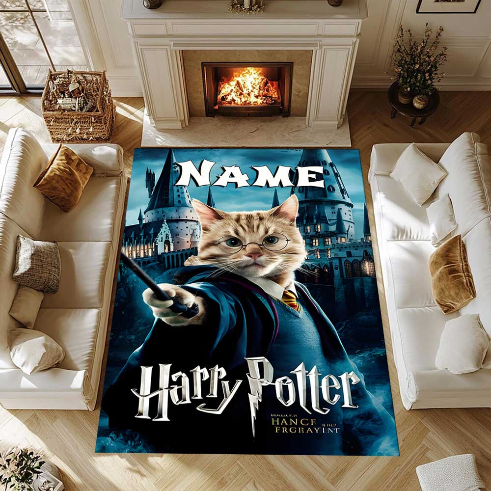 Warner Bros. Works (32) Customize your name rug, office chair cushion, home bedroom living room gift.