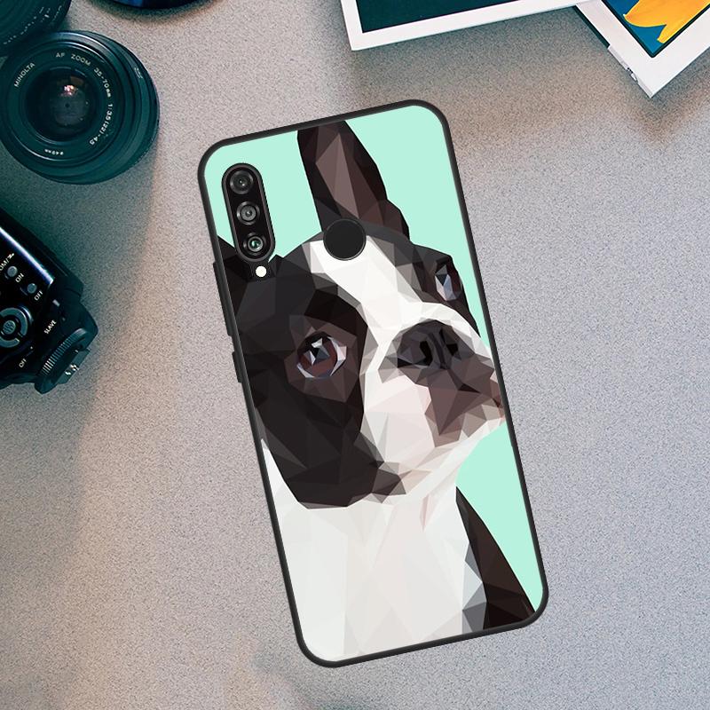 Чехол для Huawei Nova 5T 9 10 SE 3i 7i 8i 11i 12i Y60 Y61 Y70 Y72 Y73 Y90 Y91 P30 P40 Lite с изображением собаки породы Бостон-терьер