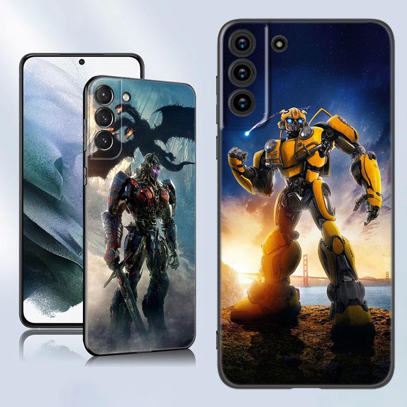 Трансформеры Шмель Черный силиконовый чехол для телефона Samsung Galaxy S23 S21 S20 FE S24 S22 Ultra S10E S10 S9 S8 Plus