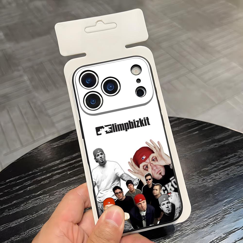 Чехол для телефона Rock Band L-Limp Bizkit Для IPhone 17 Air 16 E Pro Max 15 14 13 Mini 12 Pro 11 Max Plus Черный Мягкий