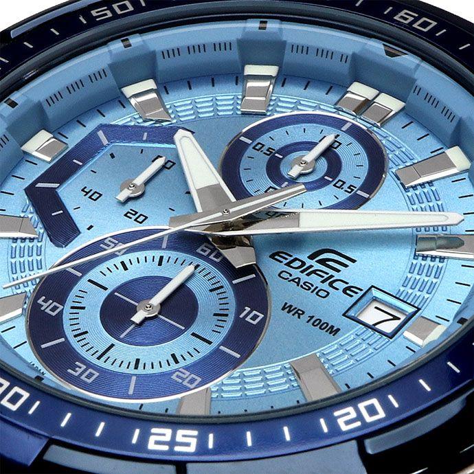 Б/у Часы EDIFICE CASIO Хронограф Синий Международная модель EFR-539DE-2AV [Параллельный импорт]