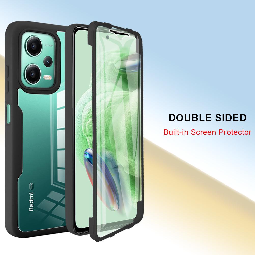 Полностью силиконовый чехол 360 для Mi Redmi Note 14 13 12S 11S 12 11 10 Pro Plus 5G 15C 15 13C 14C A5