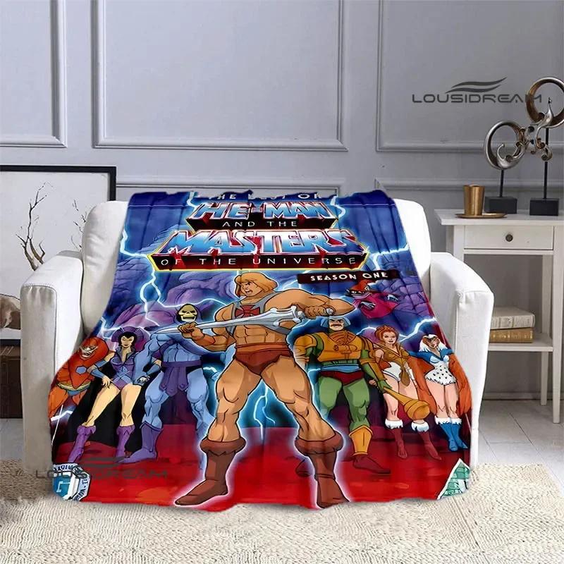 Anime Universe Master HE-MAN Printed Blanket Children Warm Beautiful Blanket Home Travel Essential Blanket Birthday Gift